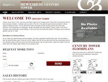 Tablet Screenshot of centurytowerchicago.com